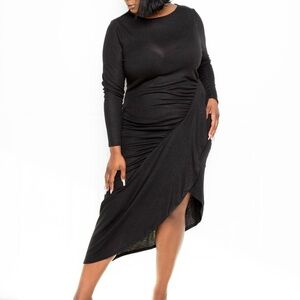 Asymmetrical Sweater Dress